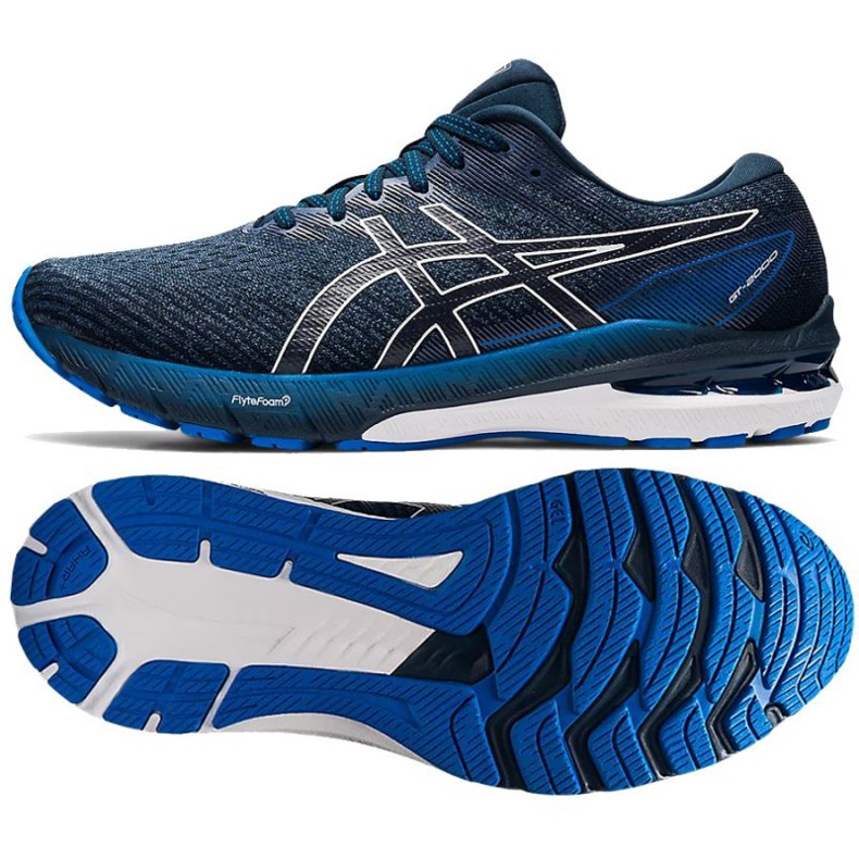 Asics Gt 2000 10 M 1011B185 400 chaussures de course bleu marin bleu