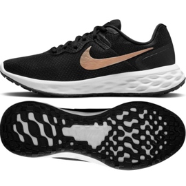 Chaussure de running Nike Revolution 6 Next Nature W DC3729 005 noir doré