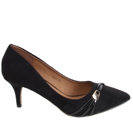 Escarpins à talon aiguille April Black noir