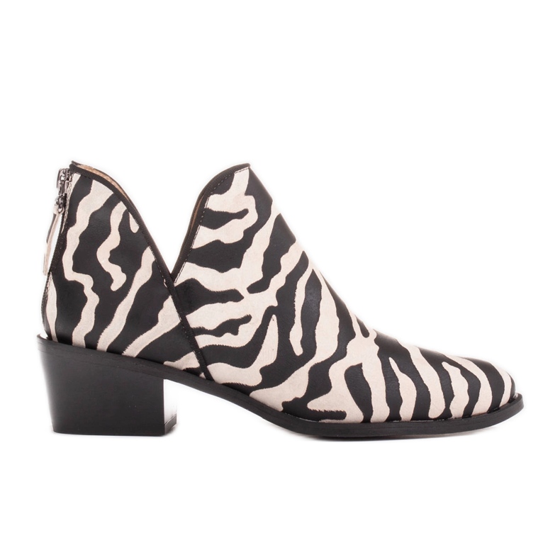 Marco Shoes Bottes en cuir véritable avec découpe 1954B-1249-1 beige