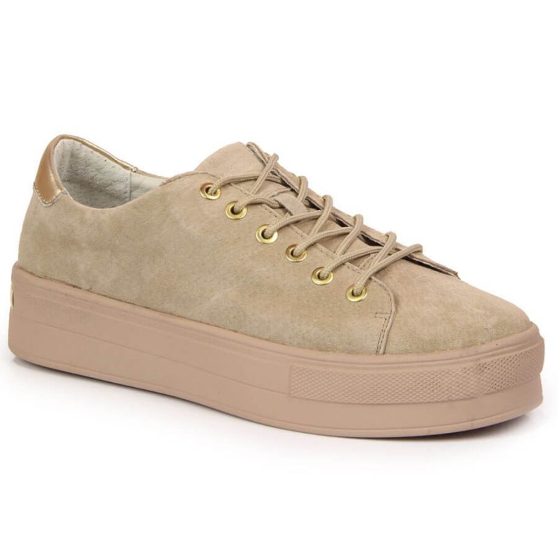 Baskets sur la plate-forme Filippo W PAW315 beige