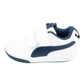 Puma Multiflex Jr 380741 07 blanc bleu marine
