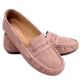 Mocassins femme Minori Rose