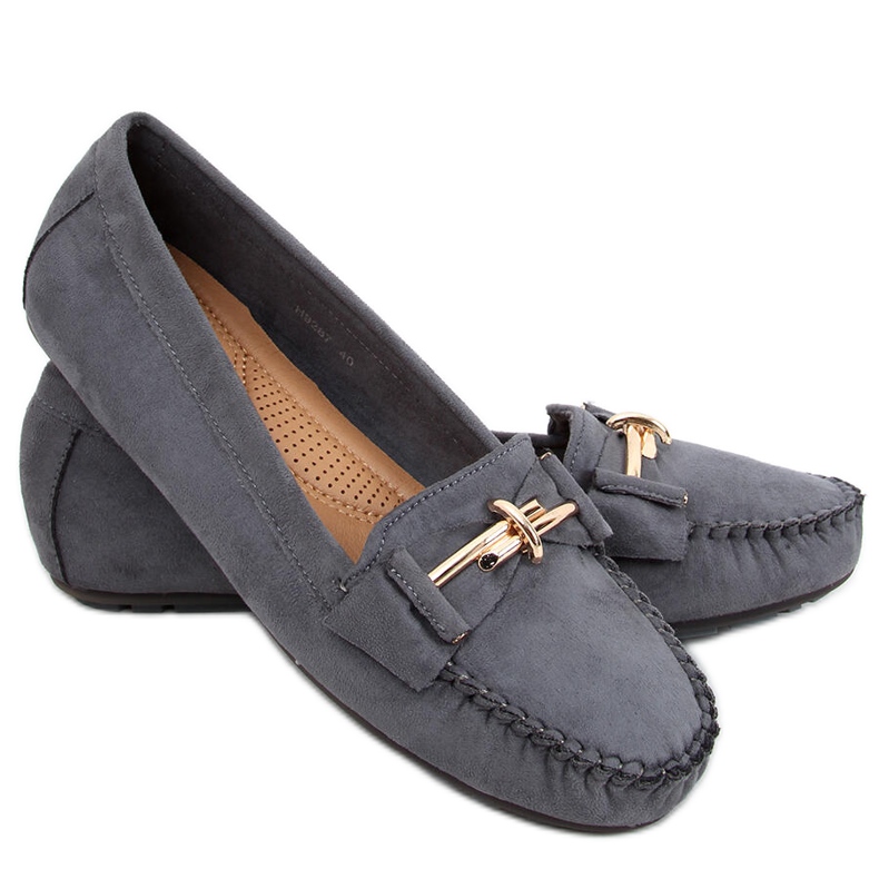 Mocassins femme Lyset Gris Mocassins femme Lyset Gris