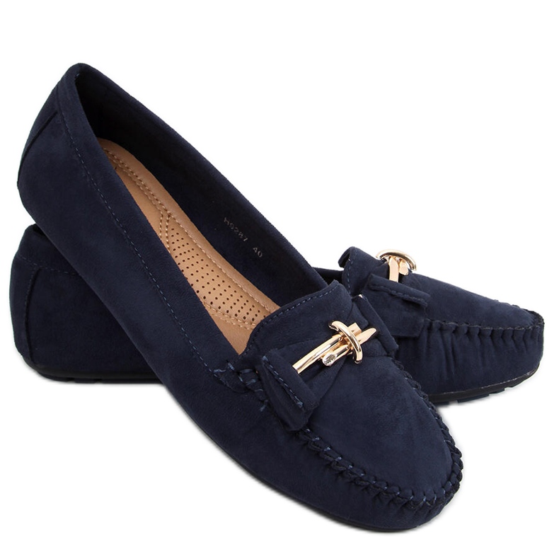 Mocassins femme Lyset Azul bleu marin