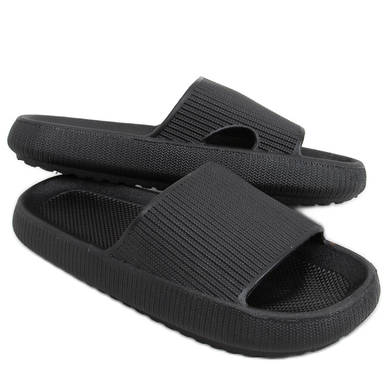 Chaussons coussin Yang Noir le noir