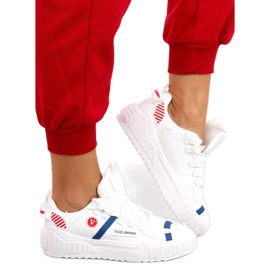 Baskets Bang Red blanche rouge