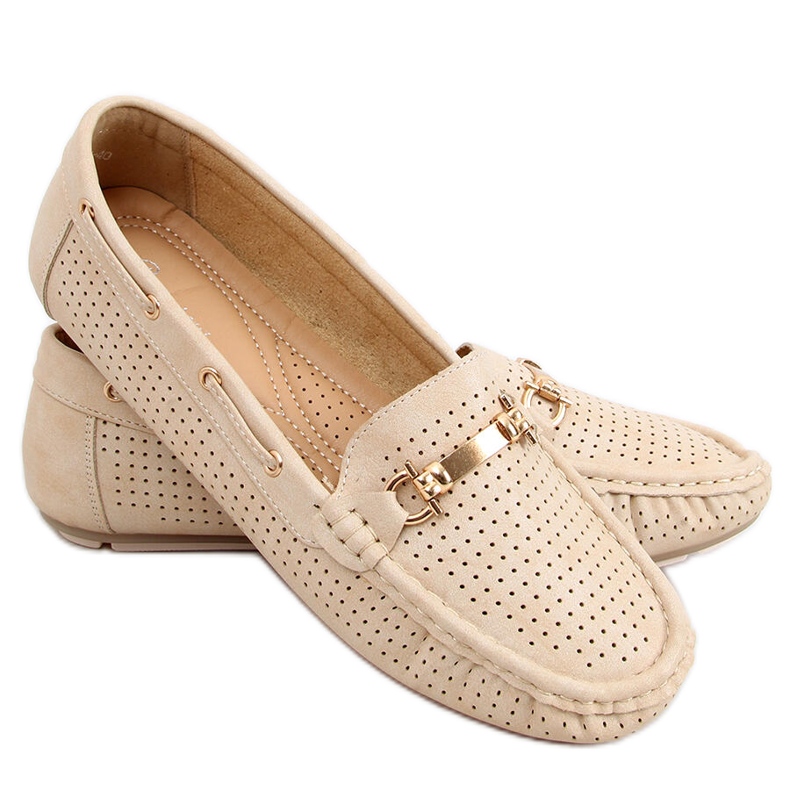 Mocassins femme Wong Beige