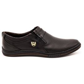 Polbut Chaussures en cuir pour hommes 362 performance kabir noir