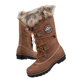 Chaussures Geographical Norway En Cecilia Beige brun