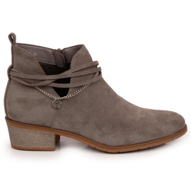 Bottes grises avec une chaîne Filippo W PAW318B