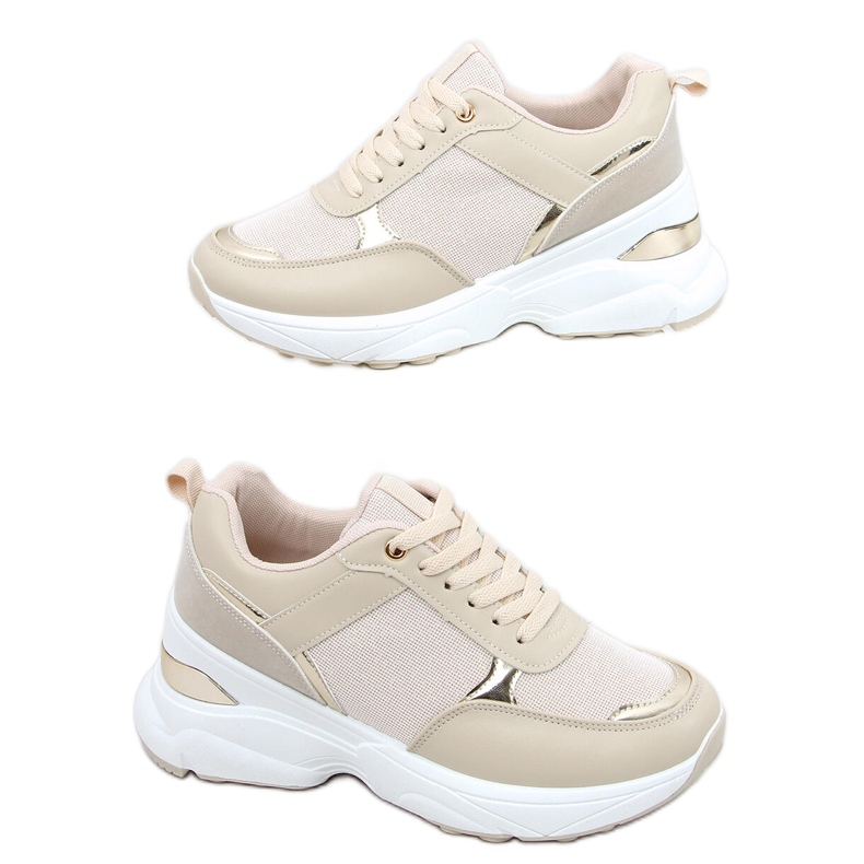 Chaussures de sport sur un coin caché Dafne Beige