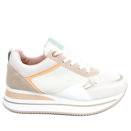Baskets sur un coin caché Bahar Beige multicolore