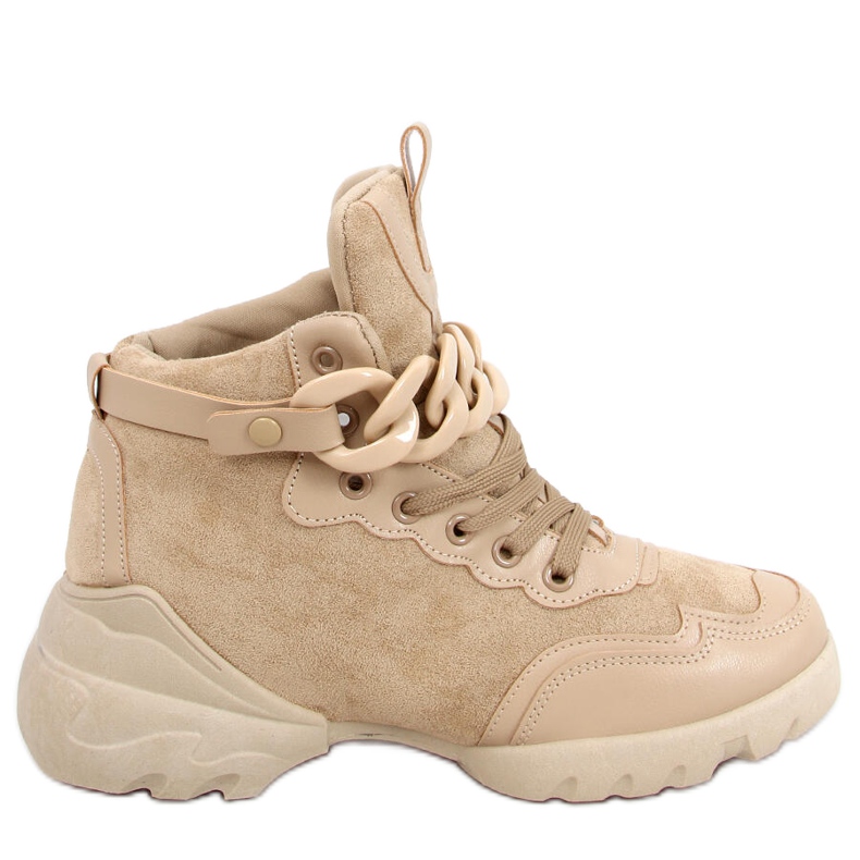 Baskets avec chaîne amovible Peri Khaki beige Baskets avec chaîne amovible Peri Khaki beige