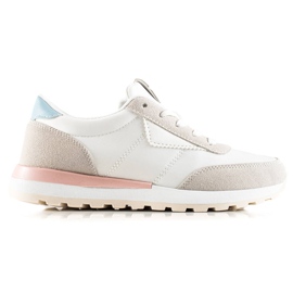 TRENDI Chaussures de sport colorées blanc multicolore