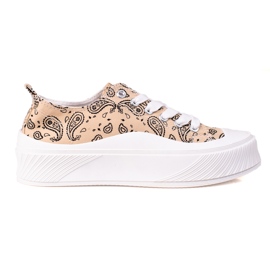 Seastar Baskets de conception de mode beige le noir