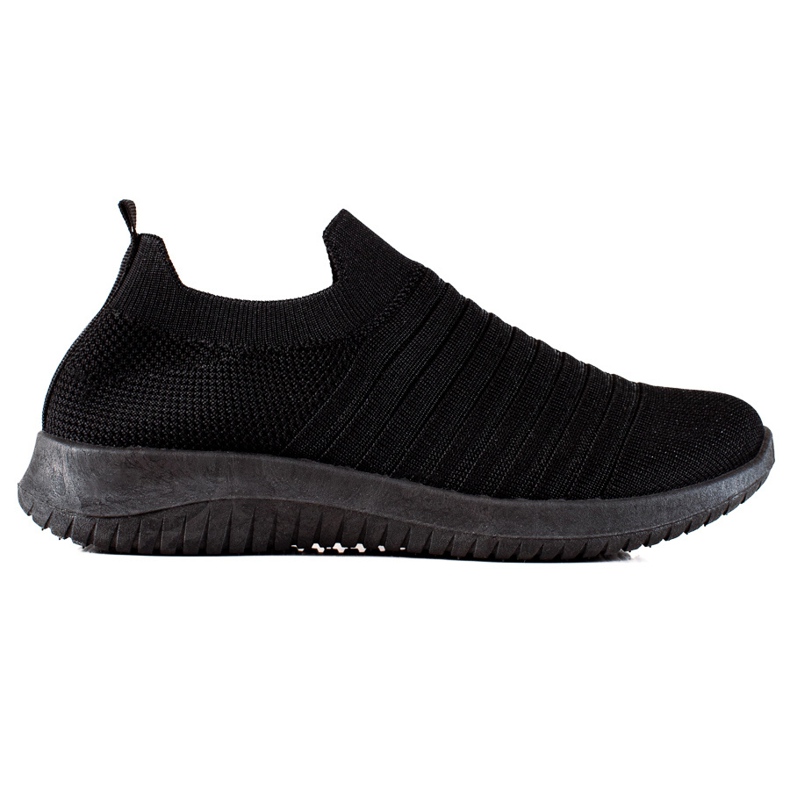 TRENDI Baskets de sport confortables le noir