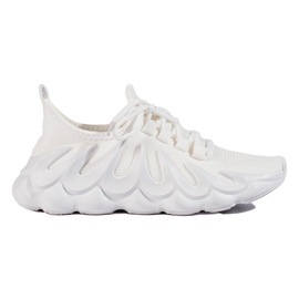 TRENDI Baskets mode blanches