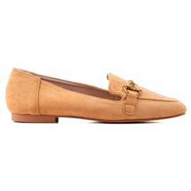 Lovit Mocassins en daim élégants brun