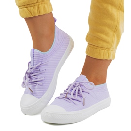 Baskets femme Medina violet