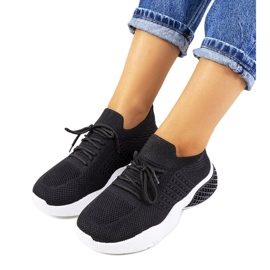 Baskets de sport noires Donatil