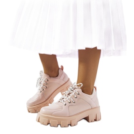 Baskets Bernic femme roses