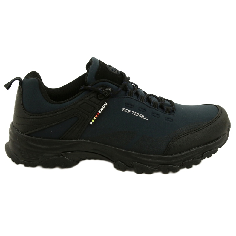 American Club Chaussures de trekking américaines imperméables softshell WT83/22 Bleu marine American Club Chaussures de trekking américaines imperméables softshell WT83/22 Bleu marine