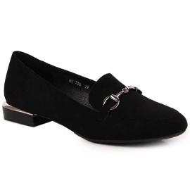 Mocassins noirs avec décoration Sergio Leone W SK360 le noir