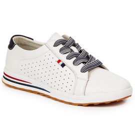 Baskets en cuir Filippo W PAW312 blanc blanche