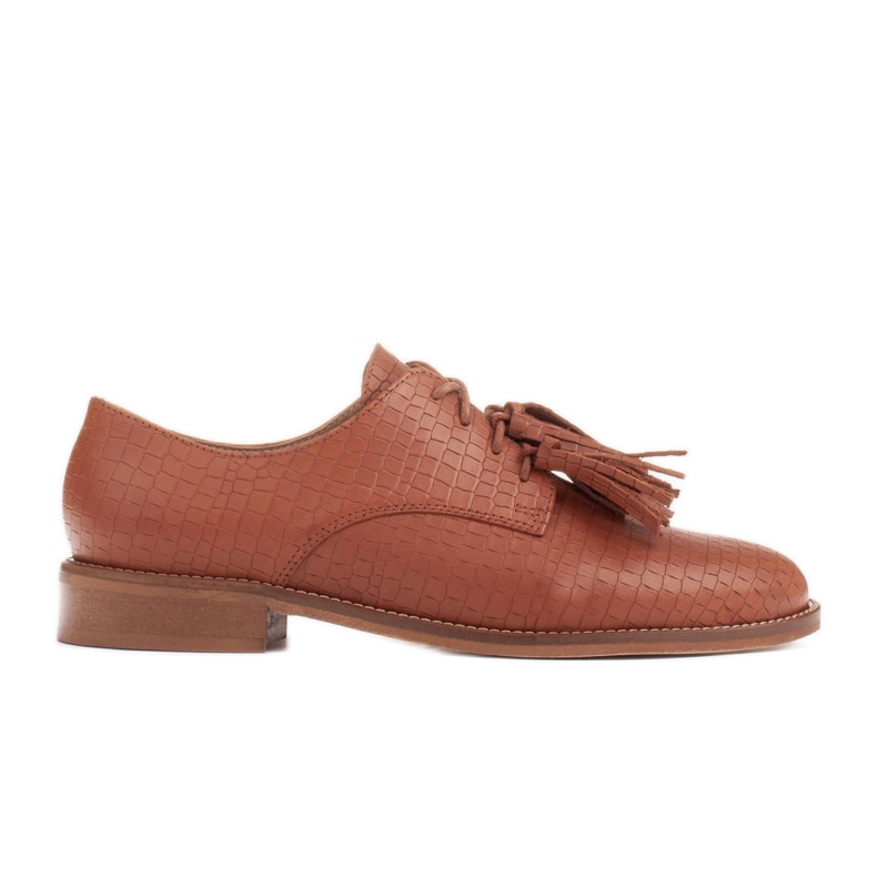 Marco Shoes Chaussures à lacets à franges brun Marco Shoes Chaussures à lacets à franges brun