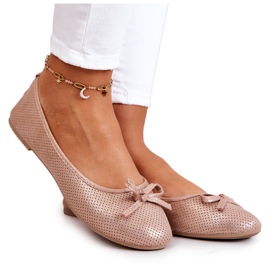 Ballerines Classiques Femme Semelle Profilée Rose Fimme