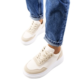 Baskets femme Selma beiges