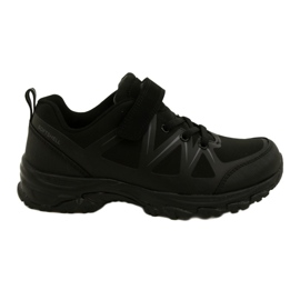 American Club Chaussures De Sport Softshell Américaines Avec Velcro WT95/22 Noir