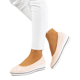 Ballerines roses sur le coin Connor