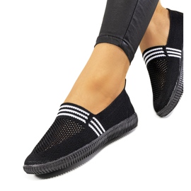 Baskets ajourées Tanya noires