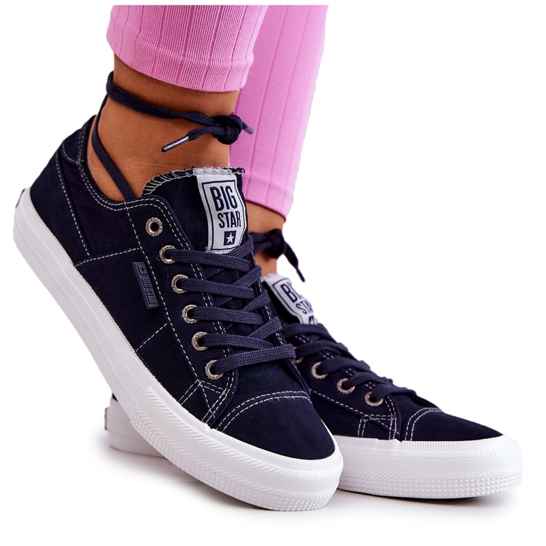 Baskets Femme Big Star JJ274099 Baskets bleu marine