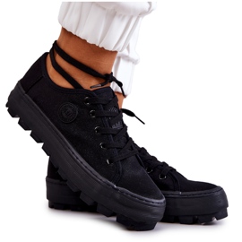 Baskets pour femmes On The Big Star JJ274489 Plateforme noire