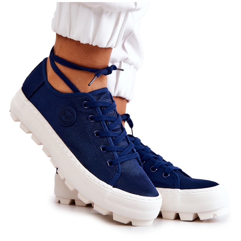 Baskets Femme Big Star JJ274491 Bleu Marine