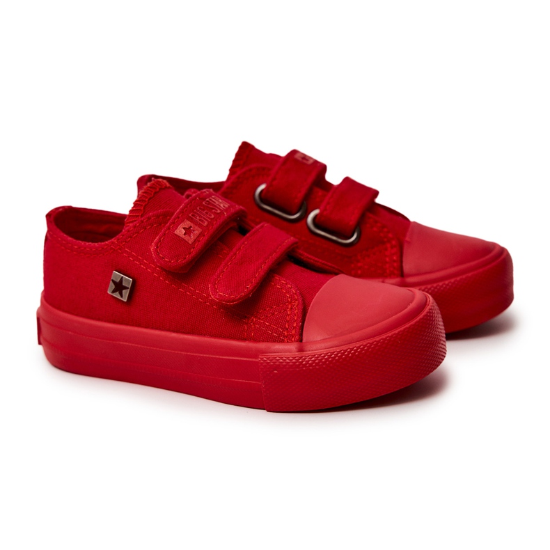 Baskets classiques pour enfants Big Star JJ374041 Rouge