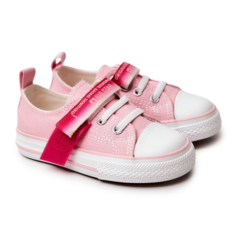 Baskets Basses Enfant Big Star JJ374078 Rose Baskets Basses Enfant Big Star JJ374078 Rose