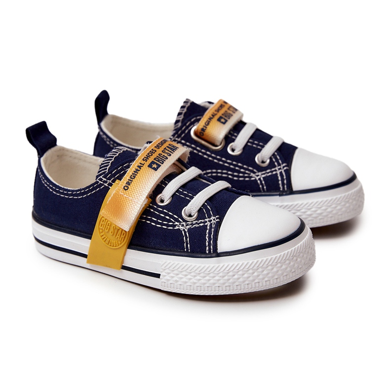 Baskets Basses Enfant Big Star JJ374077 Bleu Marine