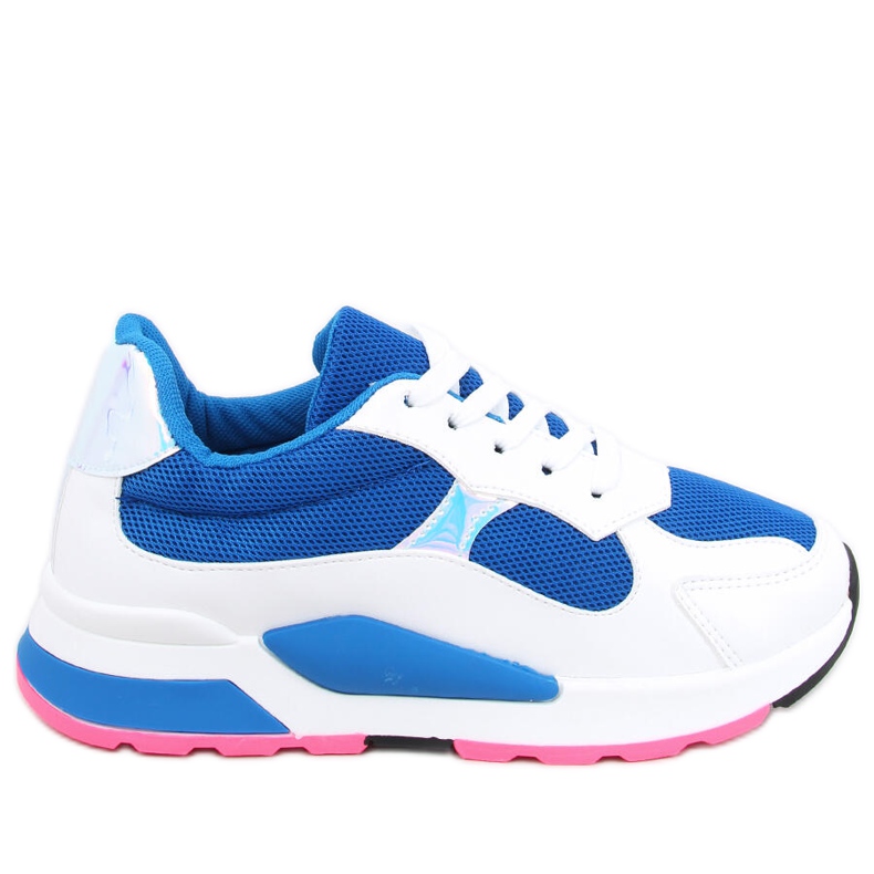 Baskets Hera BLEU / BLANC blanche