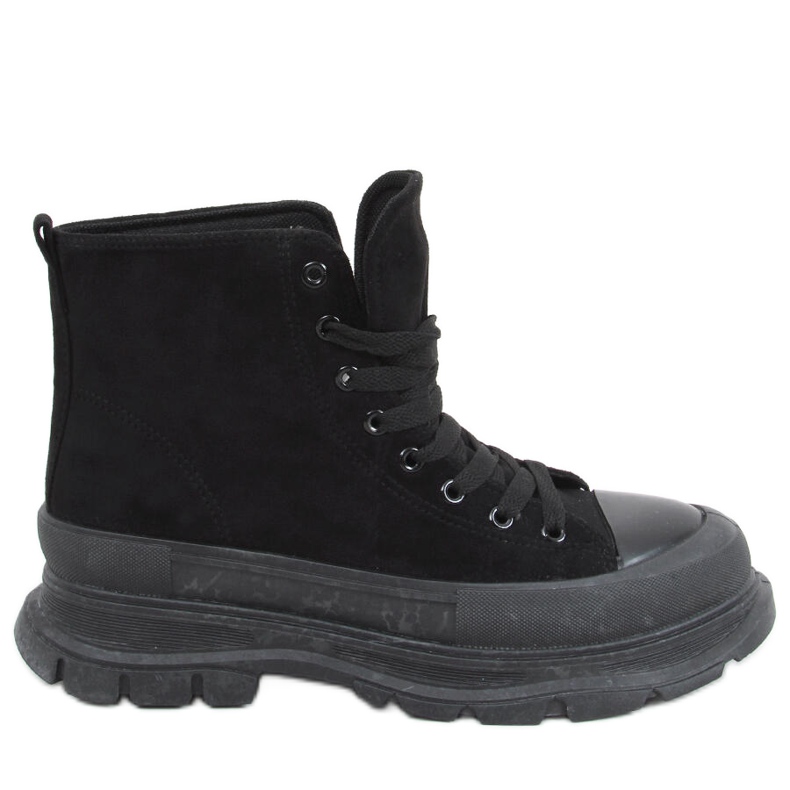 Baskets montantes femme Yara Black le noir