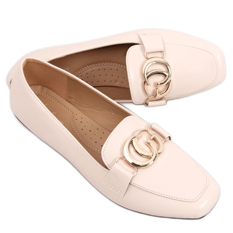 Mocassins femme Elisa Nude beige Mocassins femme Elisa Nude beige