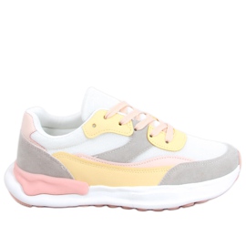 Baskets Nydia jaunes multicolore