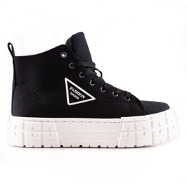 TRENDI Chaussures de mode haut de gamme noir
