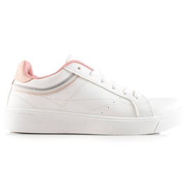TRENDI Baskets blanches décontractées
