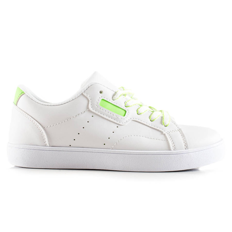 TRENDI Baskets à lacets classiques blanche