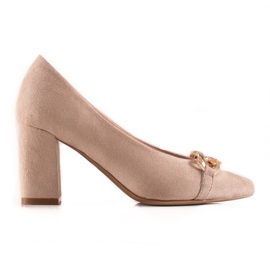 Escarpins élégants sur le pilier VINCEZA beige Escarpins élégants sur le pilier VINCEZA beige