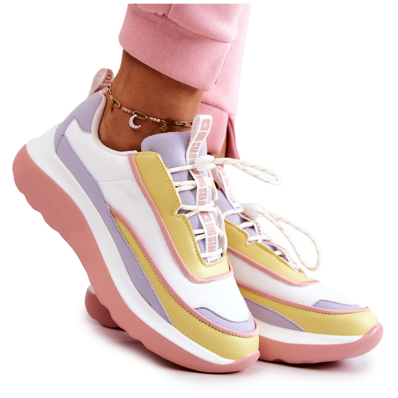 Chaussures de sport Baskets Big Star JJ274A511 Multicolore blanche